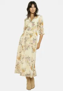 Струящееся повседневное платье Lolaliza, Yellow Pastel