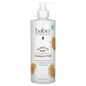 Шампунь детский Babo Botanicals для чувствительной кожи, 473 мл