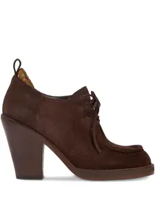 Замшевые туфли Etro, коричневый