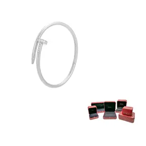 Cartier Браслеты Juste Un Clou из белого золота 18 карат для женщин