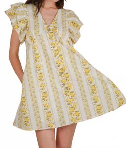 Микси платье в желтом цвете VERY J