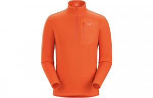 Свитшот RHO с воротником стойкой, Regular Arcteryx, phenom оранжевый/phenom