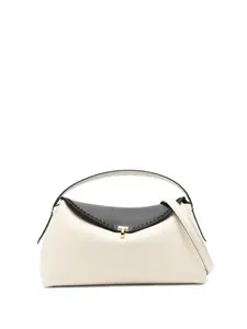 Сумка на плечо с вышивкой Toteme, кремовый