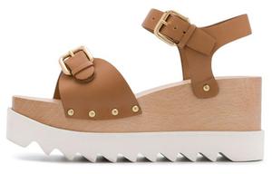 Stella McCartney Туфли на платформе женские коричневые