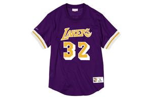 Футболка Mitchell & Ness N&N Mesh 'NBA La Lakers 85 Magic Johnson' Mitchell Ness, фиолетовый