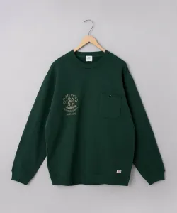 Толстовка с карманом с индивидуальным принтом от SMITH'S (Smith) Coen, цвет Dk.Green