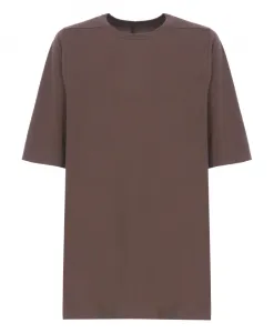 Футболка с круглым вырезом Rick Owens, коричневый