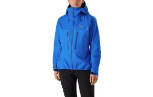 Arcteryx Куртка Arc'teryx Alpha с вышитым логотипом, Water Wave Blue/Fluidity