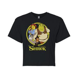 Укороченная футболка для юниоров Shrek Group Licensed Character, черный