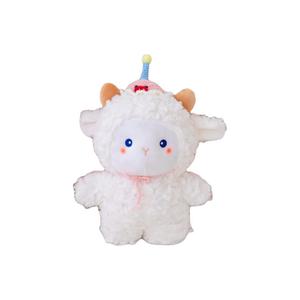 Милый пшеничный плюшевый ягненок плюшевая кукла высота 35см MIANHUIYI