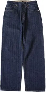 Мужские джинсы Casual Loose Fit Selvedge Denim с пуговицами и поясом