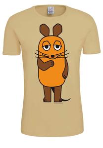 Футболка Logoshirt DIE SENDUNG MIT DER MAUS, бежевый