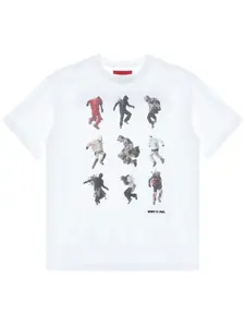 Футболка с графичным принтом KUSIKOHC, белый