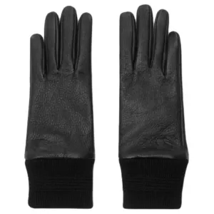 Кожаные перчатки Ekd Burberry, черный