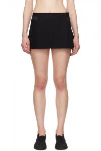 Складчатая юбка-миди с запахом Hyein Seo, черный