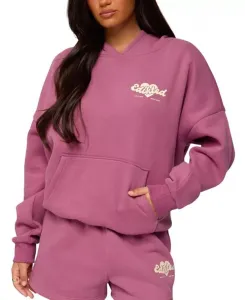 Худи We'Re edikted Edikted, фиолетовый