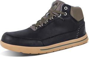 Мужские водонепроницаемые кожаные кроссовки средней высоты Forsake, черный