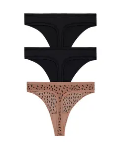 Женские микро-стринги, 3 шт DKNY, мультиколор