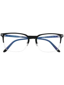 Очки в квадратной оправе Tom Ford Eyewear, черный