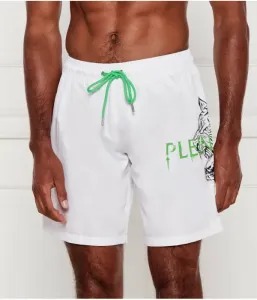 Пляжные шорты regular fit Plein Sport, белый