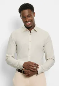 Суперделовая рубашка кент Olymp No. Six, Beige