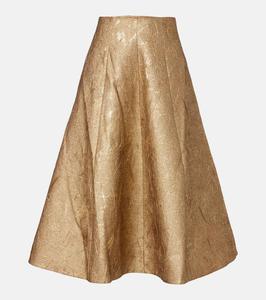 Соленая макси-юбка Rebecca Vallance, Gold