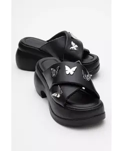 Платформенные сандалии Force с бабочкой-застежкой (женские) Prologue Shoes, черный
