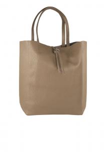 Сумка-шоппер DrachenLeder SHOPPER , Taupe Dunkelbeige/Beige