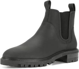 Женские модные ботильоны YDN с заостренным носком, подошвой с протектором, челси, на низком каблуке, классические, на обычную посадку, ботинки в стиле милитари, Black