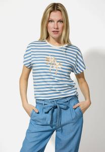 Футболка с принтом More & More, синий