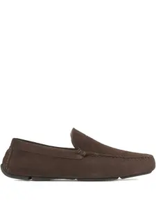 Кожаные лоферы JIMMY CHOO, коричневый