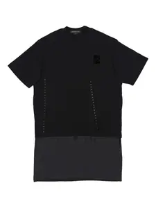 Мини-платье с аппликацией Federico Cina, черный