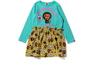 Детская толстовка A Bathing Ape, цвет Emerald