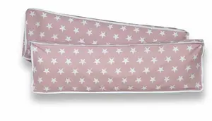 Подушка для спины Ticaa, (комплект, 2 шт.) 23х40х98 см, розовый