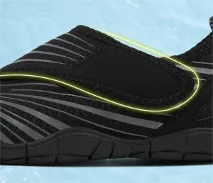 Обувь Босиком Женская Мужская Профессиональная Быстросохнущая Туристическая Обувь Легкая Дышащая Нескользящая Удобная Обувь Унисекс для Плавания, Бега, Альпинизма, Кемпинга, Серфинга, Езды Верхом и Каякинга Canbebig, черный