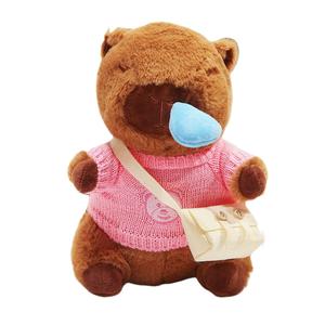 Плюшевая кукла Snotty Dressing Capybara высотой 25 см Whoops