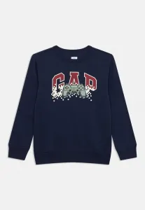 Детская толстовка с круглым вырезом и графическим принтом Gap, Navy Uniform