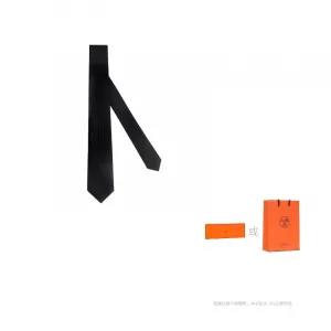 HERMES Мужской галстук, Black