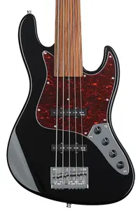 Sadowsky MetroExpress Vintage JJ Bass безладовый 5-струнный - черный высокий глянец