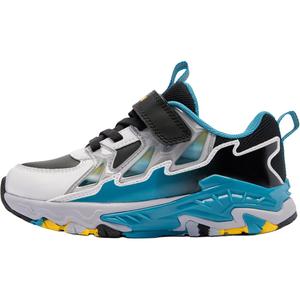 QIAODAN Кроссовки детские с низким верхом, противоскользящие, износостойкие, черно-белые, для детей 3–7 лет