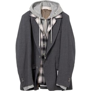 Трехслойная куртка Maison Mihara Yasuhiro, серый