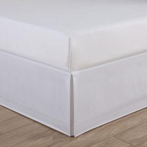 Роскошная постельная юбка Baratta с вышивкой в ​​отеле LUXURY HOTEL, белый