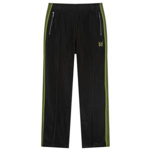 Узкие велюровые спортивные брюки Needles, черный