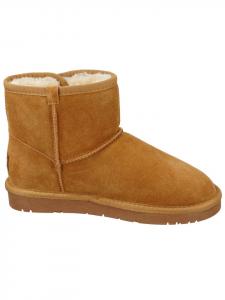 Зимние ботинки Mini Button каштанового цвета BIOSOFT