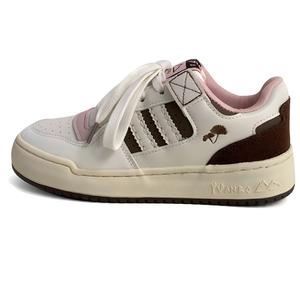 City camel Низкие парусиновые туфли женские розово-коричневые