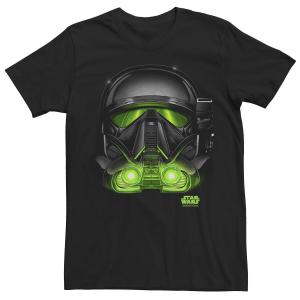 Мужская футболка Rogue One Death Trooper с большим лицом на Хэллоуин Star Wars