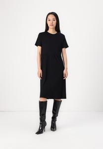 Платье TOM TAILOR DENIM EASY MIDI DRESS, Deep Black/Black