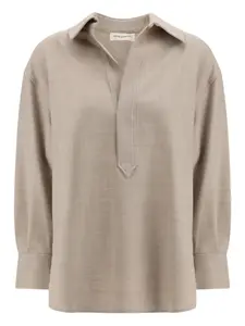 Рубашка со вставками True Royal, нейтральный