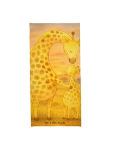 Mr. & Mrs. Panda Детское банное полотенце с изображением жирафа, без надписи, белого цвета