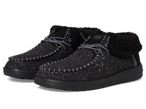 Кроссовки Hey Dude Kids Wendy Fold Brushed Cozy, черный